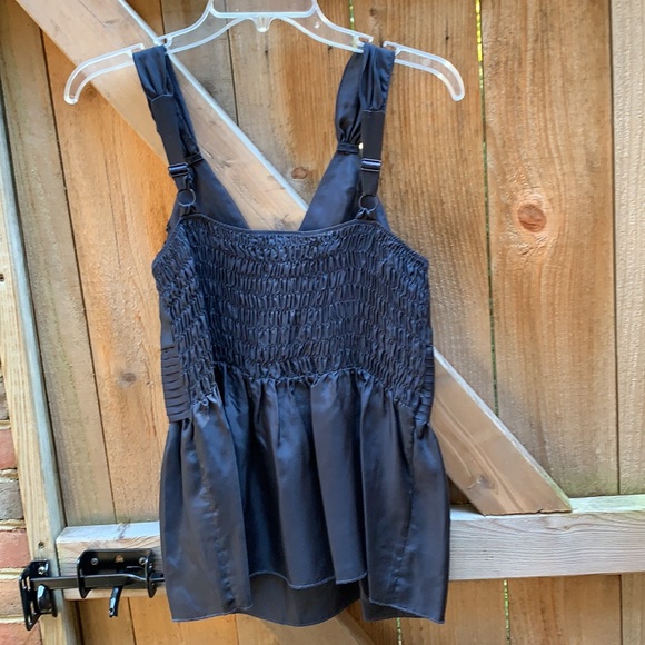 Arden B gorgeous 100% Navy blue Silk top with new tags! - Picture 4 of 6